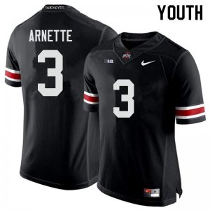 NCAA Ohio State Buckeyes Youth #3 Damon Arnette Black Nike Football College Jersey ZHX0745SM